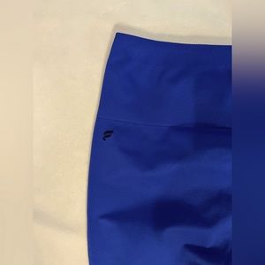 Royal Blue Fabletics mesh side leggings size medium